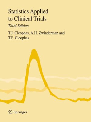 cover image of Statistics Applied to Clinical Trials